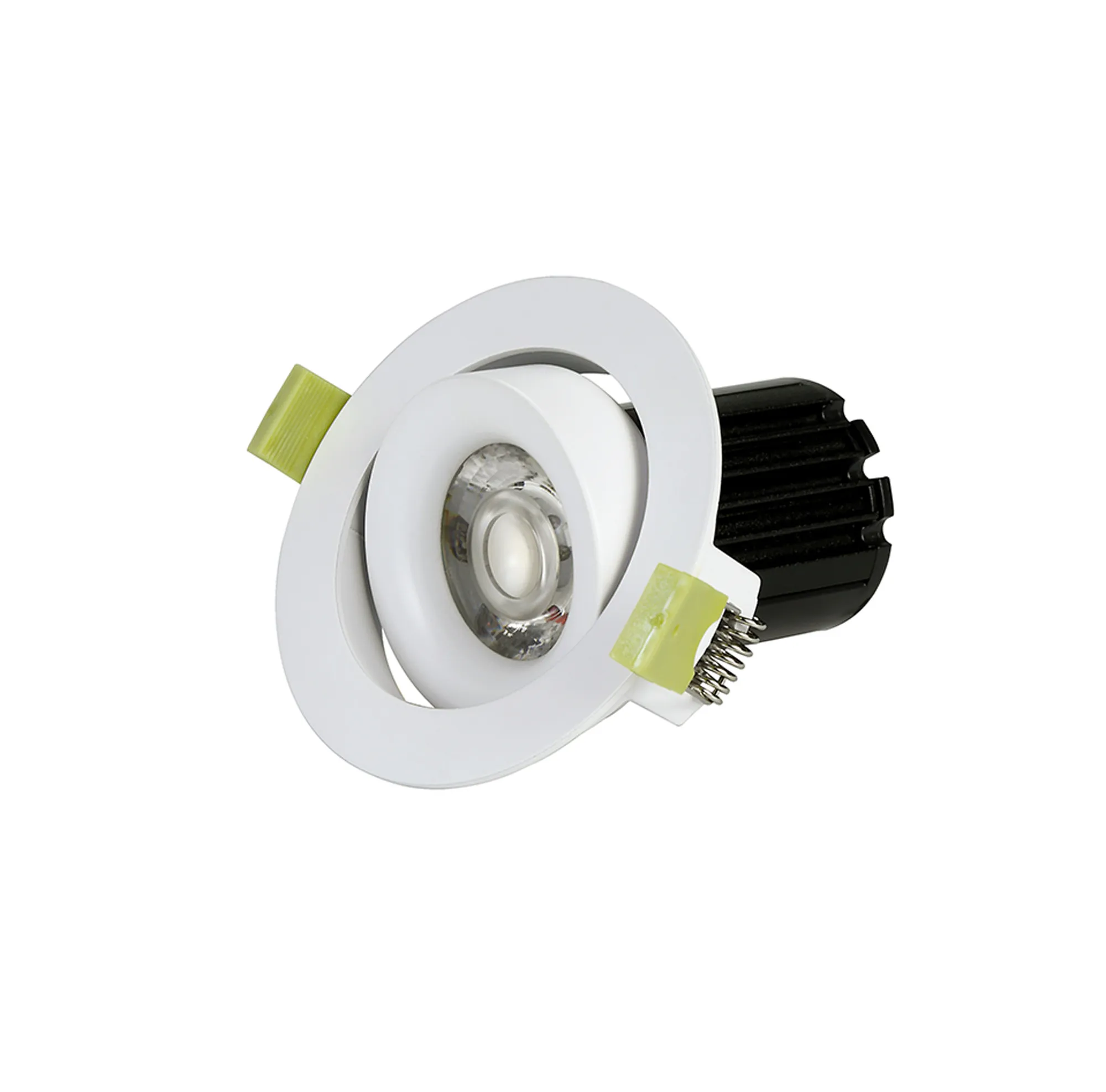 Bruve 12 Tridonic powered 12W 3000K 1200lm 36° LED Engine,300mA , CRI>90 LED Engine Matt White  Fixed Recessed Adjustable round Downlight, IP20 DM202501  Dlux Bruve A 12